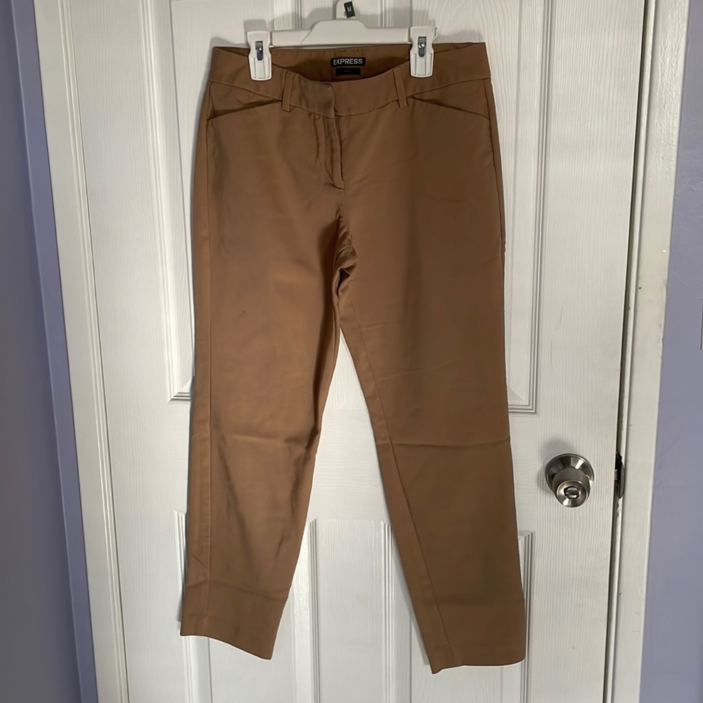 Express tan slacks size 4R
